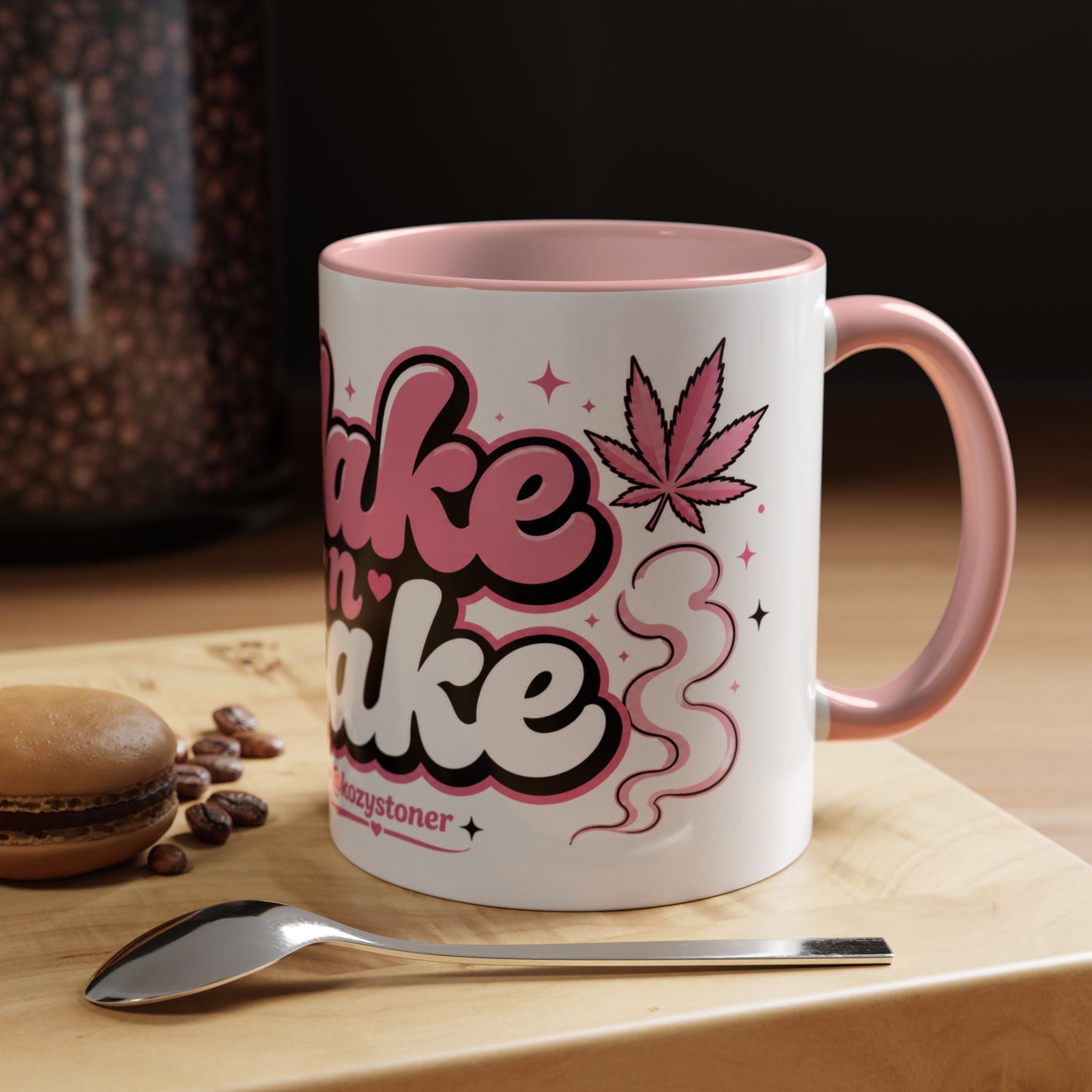 Wake 'n' Bake Coffee Mug — Pink